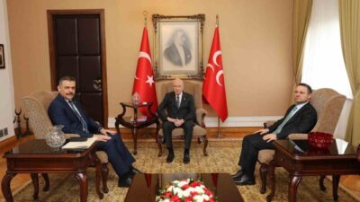 Adalet Bakanı Akın Gürlek ve İçişleri Bakanı Mustafa Çiftçi, MHP