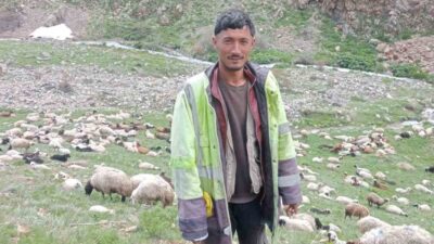 Ağrı’nın Taşlıçay ilçesine bağlı Dilekyazı köyü yaylasında Afganistan uyruklu bir