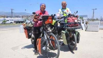 Isparta’da yaşayan ve emekli olduktan sonra 10 yıldır pedal çevirerek