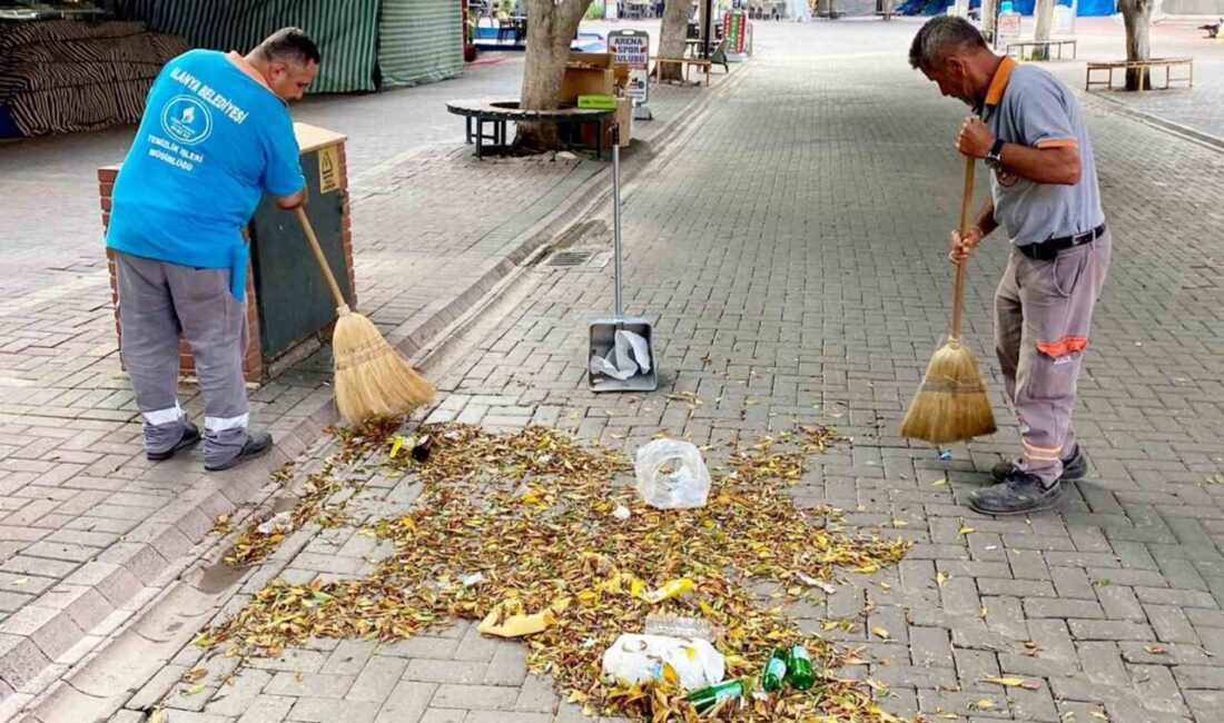 Alanya Belediyesi Temizlik İşleri Müdürlüğü, Kurban Bayramı süresince ilçe genelinde