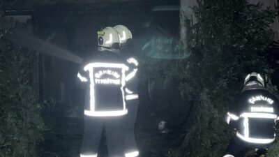 Çankırı’da alevlere teslim olan ev kullanılamaz hale geldi. Olay, Merkez
