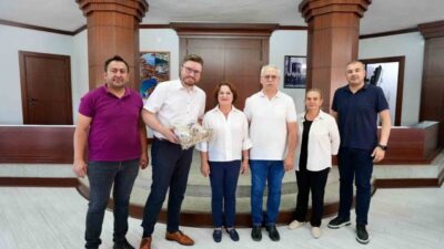 Almanya’nın Laubach kenti Belediye Meclis Üyesi Johannes Rövenich ile Laubach-Didim