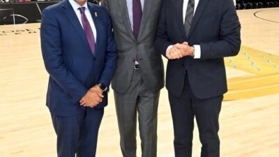 FIBA Genel Sekreteri Andreas Zagklis, San Antonio’da düzenlenen medya buluşmasında,