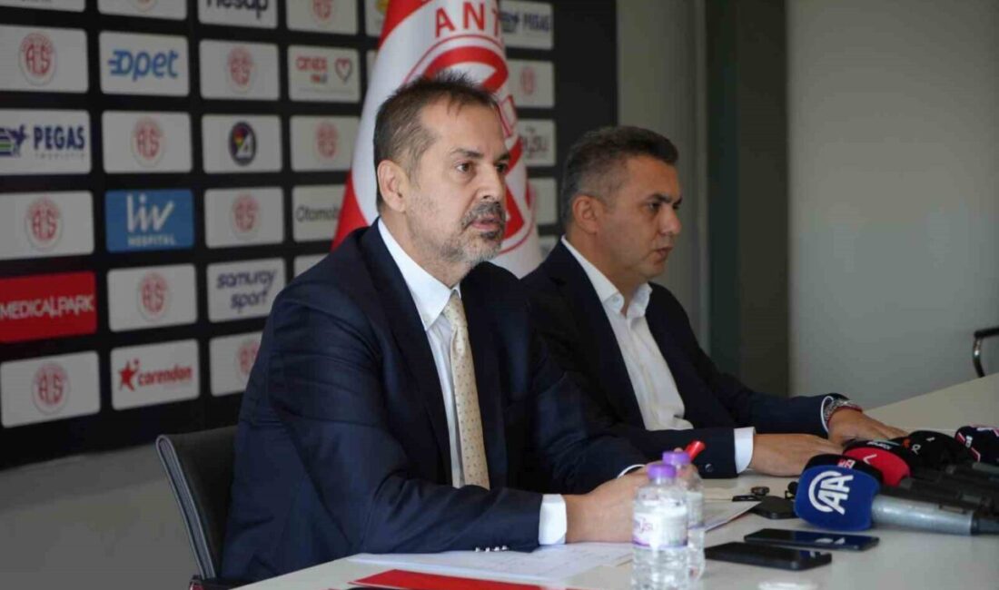 Antalyaspor A.Ş. Başkanı Rıza Perçin, mali ve seçimli genel kurul