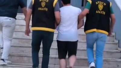 Aydın’ın Kuşadası ilçesinde uyuşturucu ticareti suçundan aranan şahıs, saklandığı adreste