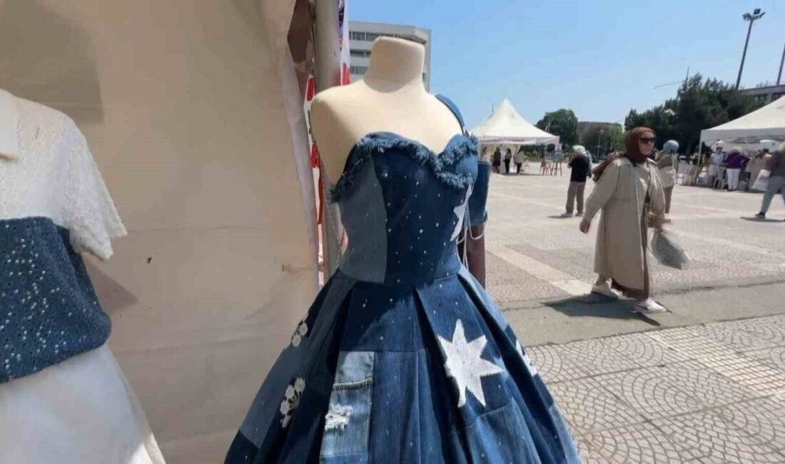 Samsun’da İlkadım Halk Eğitim Merkezi’nde usta öğreticiler ve kursiyerler, kullanılmayan