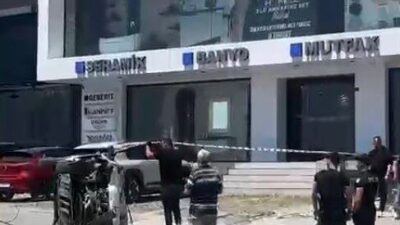 İstanbul’Avcılar E-5 Karayolu’nda direksiyon hakimiyetini kaybeden sürücü ana yoldan yan