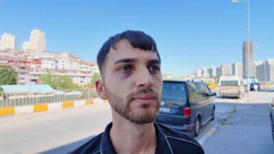 İstanbul’un Avcılar ilçesinde kaza sonrasında tutanak için fotoğraf çekmek üzere
