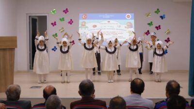 Bayburt’un Aydıntepe ilçesinde, 4-6 Yaş Kur’an kurslarında eğitim gören minik