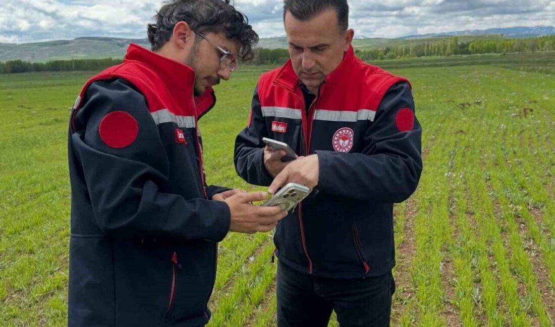 Bayburt’un Aydıntepe ilçesinde, tarımsal üretim verilerinin güncel tutulması amacıyla ürün