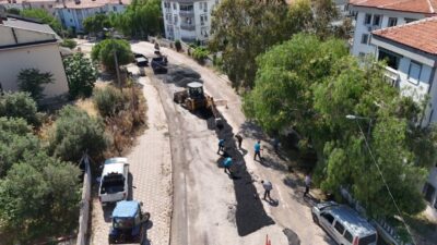 Ayvalık Belediyesi Fen İşleri Müdürlüğü ekipleri, 150 Evler ve Ali