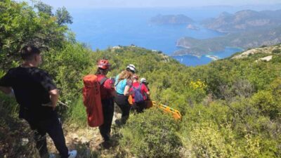 Fethiye’de bulunan Babadağ’dan gerçekleştirilen yamaç paraşütü uçuşunda meydana gelen kazada