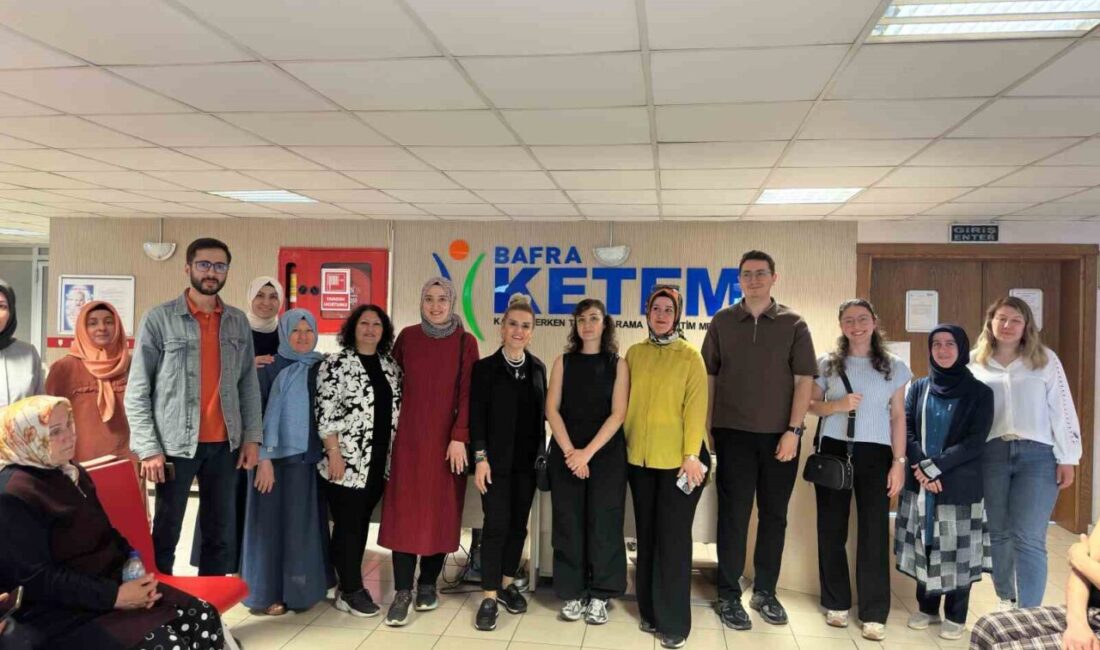 Samsun’un Bafra ilçesinde aile hekimlerinin katılımıyla Sağlıklı Hayat Buluşması programı