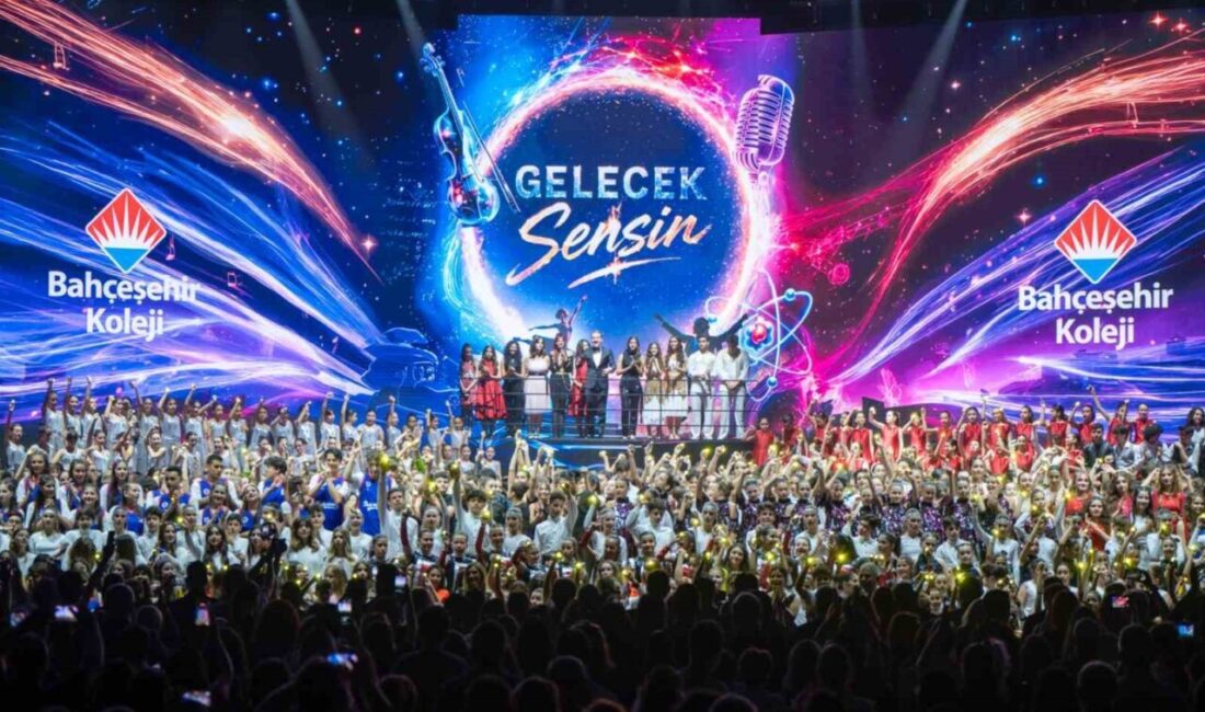Bahçeşehir Koleji’nin ’Gelecek Sensin’ temalı yıl sonu gösterisinde 700 öğrenci