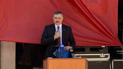 İçişleri Bakanı Mustafa Çiftçi, Tokat’ın Reşadiye ilçesinde vatandaşlarla bir araya
