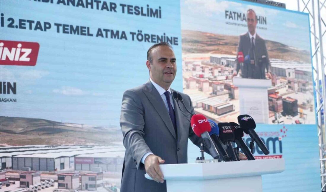 Sanayi ve Teknoloji Bakanı Mehmet Fatih Kacır, “Türkiye olarak tarih