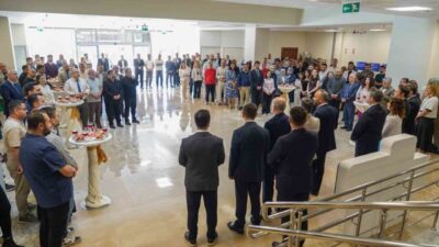 Bartın Üniversitesi (BARÜ) ailesi Kurban Bayramı dolayısıyla düzenlenen programda bir