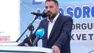 Sorgun’da düzenlenen tarım fuarına katılan Sorgun Belediye Başkanı Mustafa Erkut