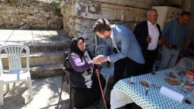 Tavas Belediye Başkanı Kadir Tatık, şehitler Halil Öneri ve Ömer