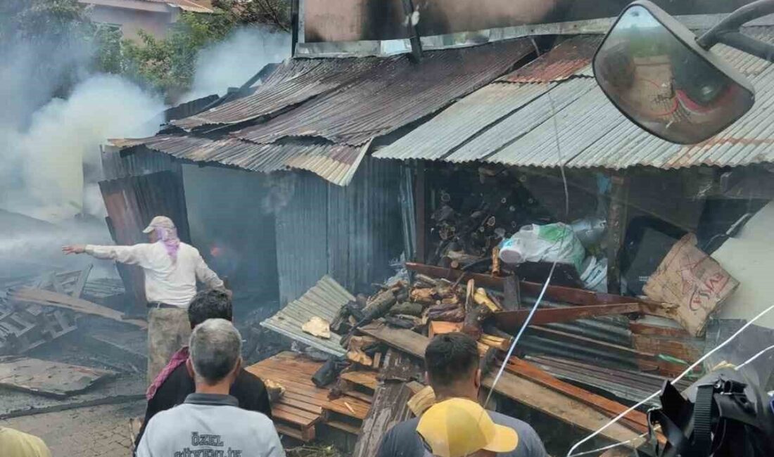 Bingöl’de bir evde çıkan yangında 2 kişi dumandan etkilenerek hastaneye