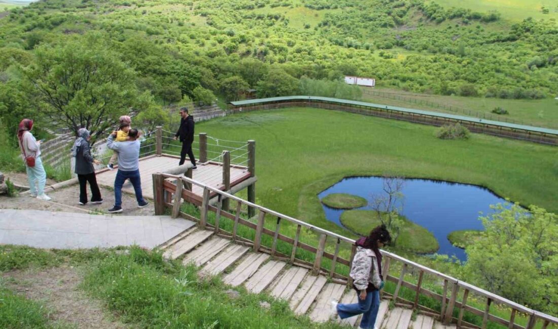 Bingöl’ün Solhan ilçesindeki Yüzen Adalar, Kurban Bayramı tatilinde ziyaretçilerin uğrak