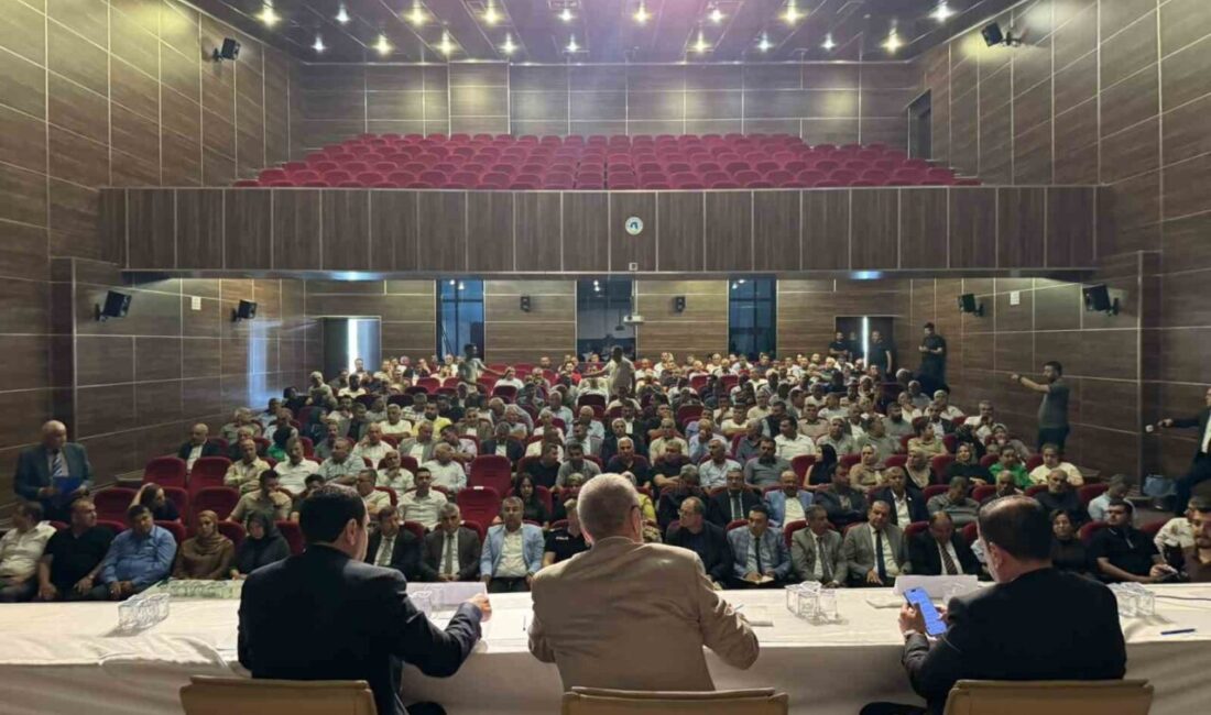 Şanlıurfa’nın Birecik ilçesinde gerçekleştirilen geniş kapsamlı istişare toplantısında ilçenin sorunları