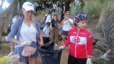 Antalya’nın Manavgat ilçesinde, 3 Haziran Dünya Bisiklet Günü kapsamında bisiklet
