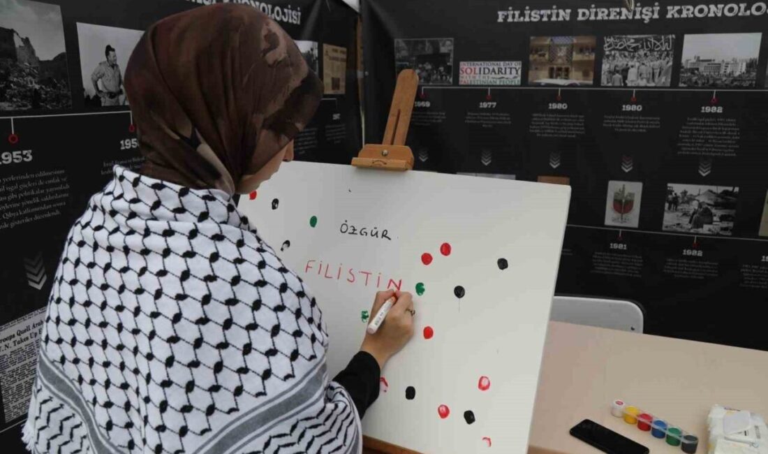 Bursa Teknik Üniversitesinde (BTÜ), öğrenciler ve akademik-idari personelin katılımıyla İsrail’in