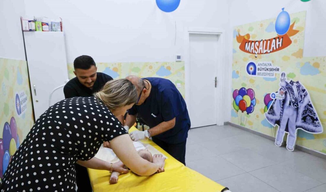 Antalya Büyükşehir Belediyesi’nin Kepez İlçesi Sakarya Bulvarı’ndaki modern sağlık merkezinde