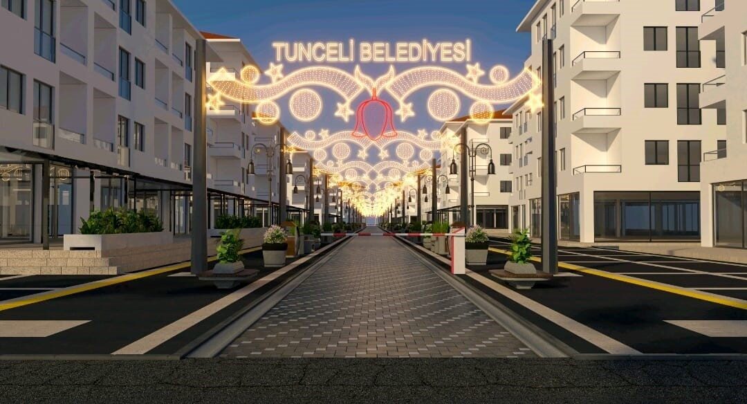 “Cadde62 Projesi” ve “Sanat Sokağı” düzenlemesiyle Tunceli’ye modern, estetik ve
