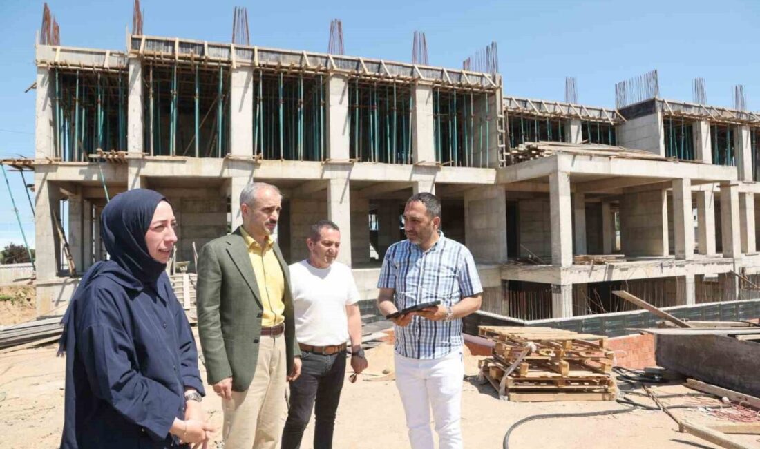 Çayırova’da yapımı devam eden Doğa Madencilik Mesleki ve Teknik Anadolu