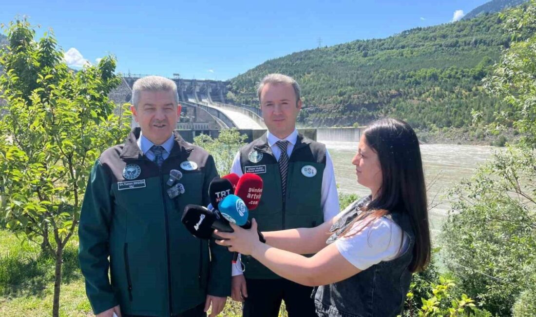 Artvin Valisi Dr. Turan Ergün, Borçka Barajı’nda yaptığı açıklamada, Çoruh