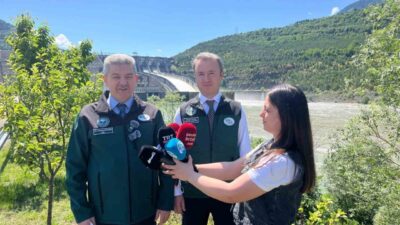 Artvin Valisi Dr. Turan Ergün, Borçka Barajı’nda yaptığı açıklamada, Çoruh