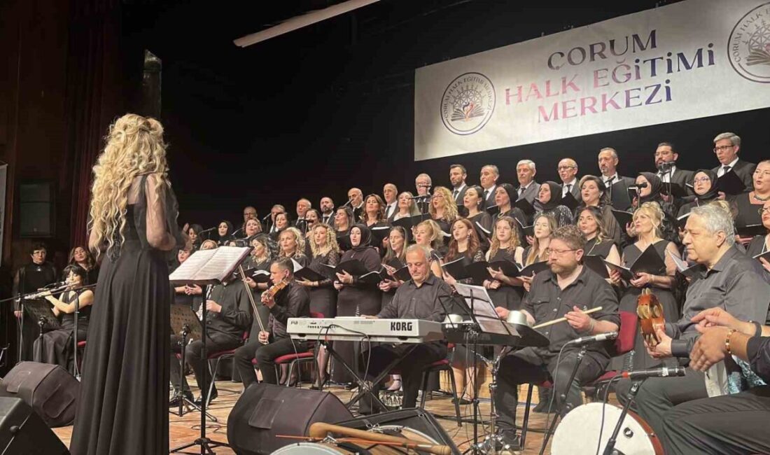 Çorum’da, Halk Eğitimi Merkezi tarafından hazırlanan Türk Sanat Müziği ve