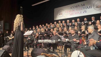 Çorum’da, Halk Eğitimi Merkezi tarafından hazırlanan Türk Sanat Müziği ve