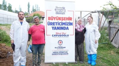 Denizli Büyükşehir Belediyesi, büyükbaş hayvan yetiştiricilerine yönelik başlattığı ücretsiz veteriner