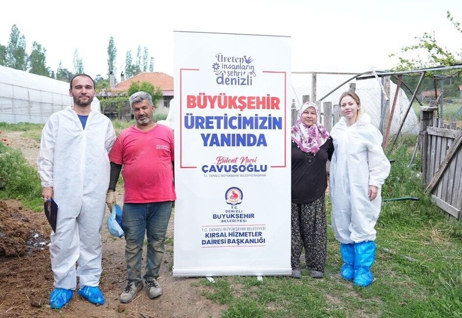 Denizli Büyükşehir Belediyesi, büyükbaş hayvan yetiştiricilerine yönelik başlattığı ücretsiz veteriner