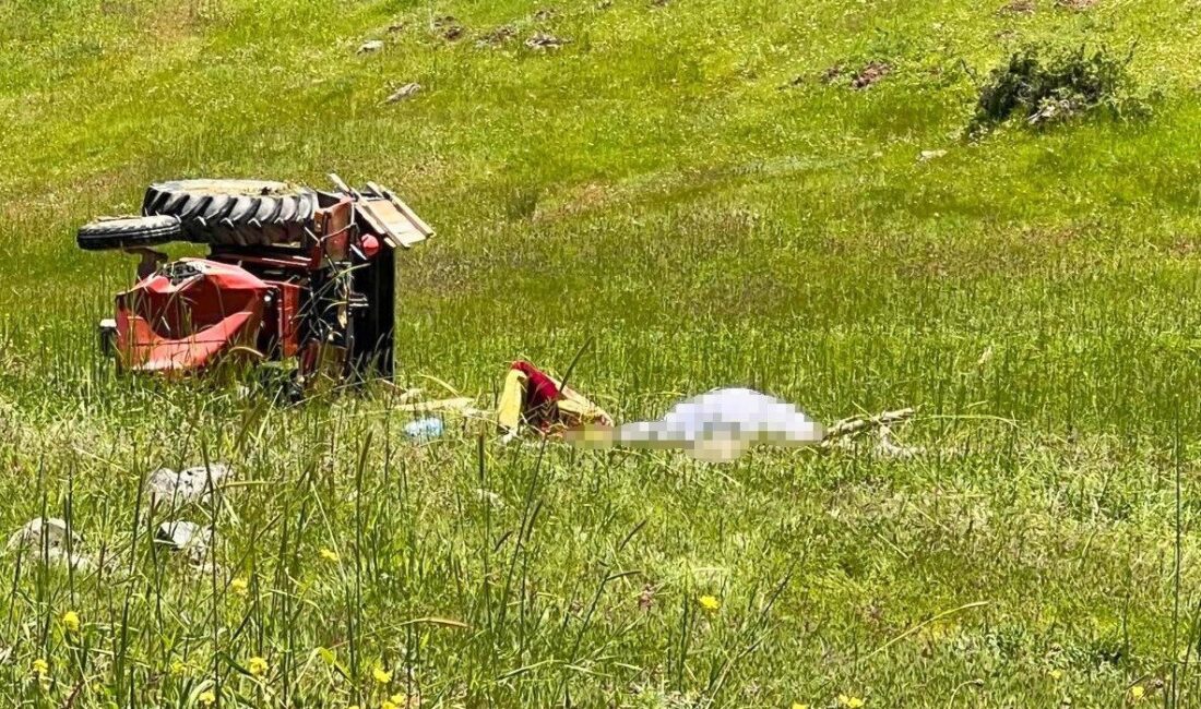 Çorum’un Osmancık ilçesinde meydana gelen traktör kazasında 56 yaşındaki sürücü