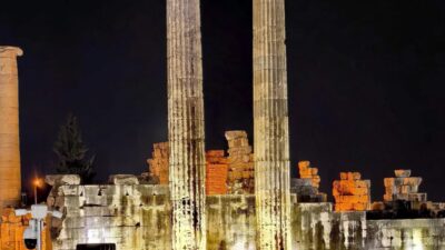 Aydın’ın Didim ilçesinde bulunan Apollon Tapınağı bugünden itibaren gece ziyaretlerine