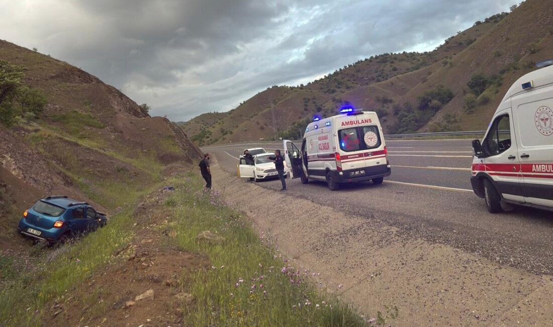 Diyarbakır’da meydana gelen trafik kazasında otomobil sürücüsünün direksiyon hakimiyetini kaybetmesi