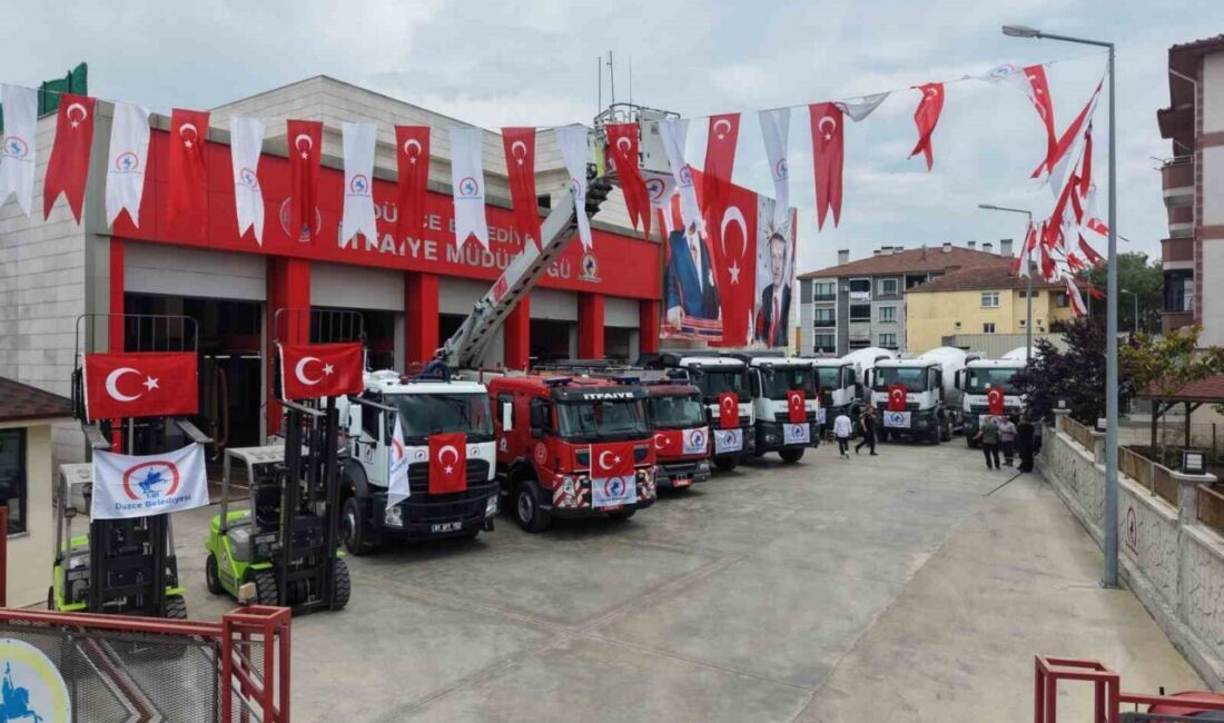 Düzce Belediye Başkanı Dr. Faruk Özlü, itfaiye teşkilatına 2019 yılından