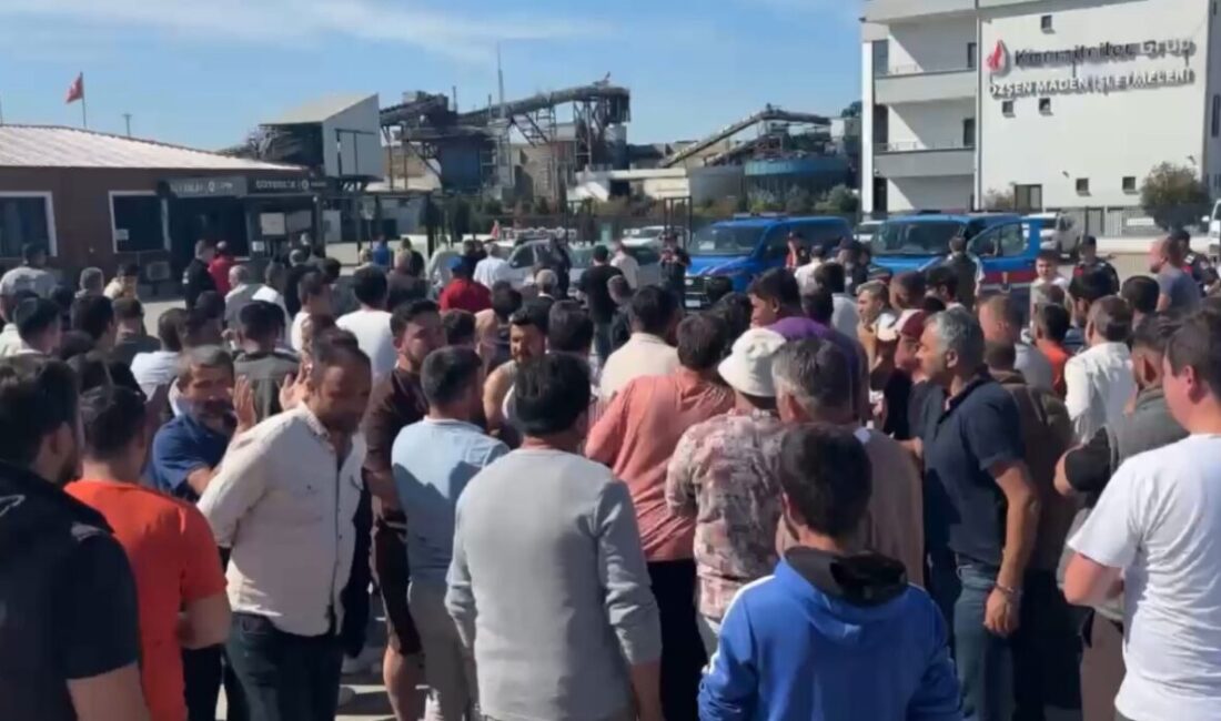 Edirne’nin Uzunköprü ilçesinde faaliyet gösteren Kiremitçiler Maden Ocağı işçileri, maaş