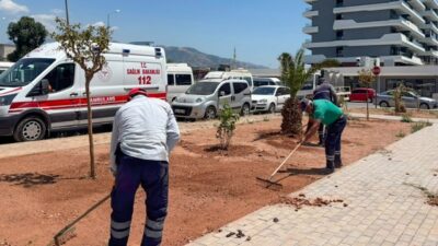 Efeler Belediye Başkanı Anıl Yetişkin’in sözünü verdiği Fenerbahçeliler Parkı’nda çalışmalar