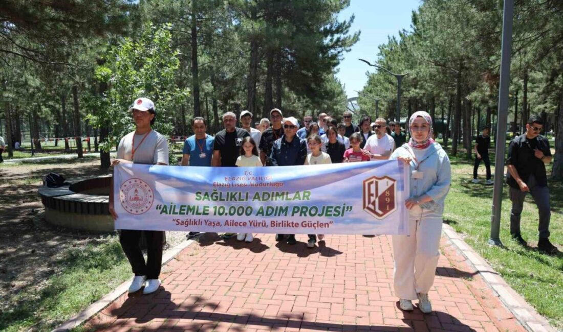 Elazığ’da İl Milli Eğitim Müdürlüğünce “Sağlıklı adımlar, ailemle 10 bin