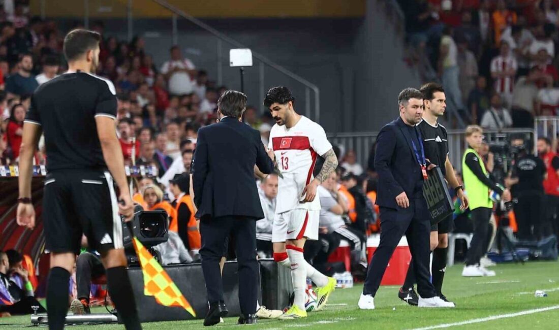 Milli futbolcu Eren Elmalı, Kuzey Makedonya maçında yaşadığı sakatlıktan dolayı