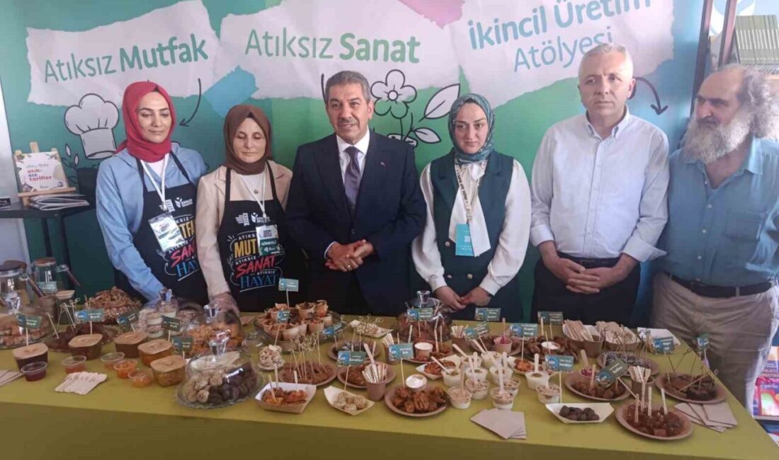 Esenler Belediyesi’nin Atatürk Havalimanı’nda düzenlenen Sıfır Atık Festivali kapsamında çeşitli