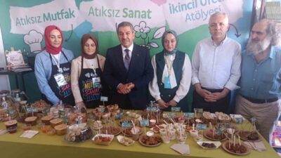 Esenler Belediyesi’nin Atatürk Havalimanı’nda düzenlenen Sıfır Atık Festivali kapsamında çeşitli
