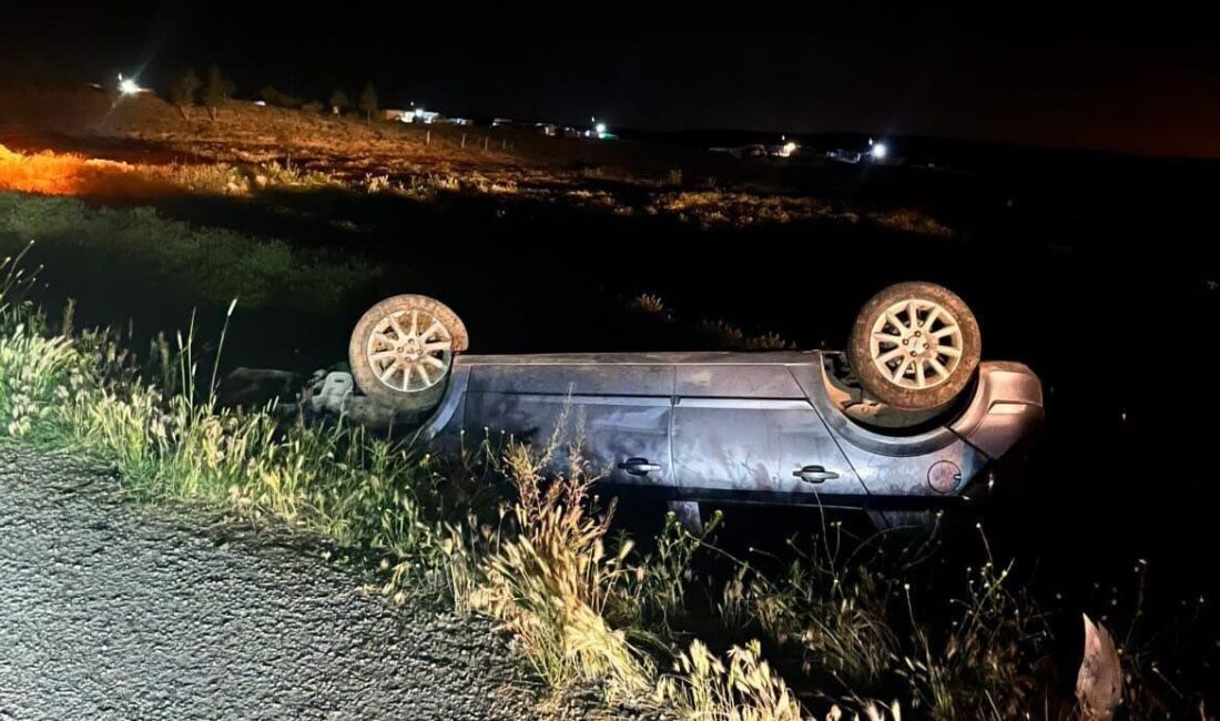 Eskişehir’de sürücüsünün kontrolünden çıkan araç takla atarken, kazada 1 kişi