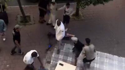 İstanbul Fatih’te yabancı uyruklu şahıslar arasında henüz belirlenemeyen nedenle çıkan