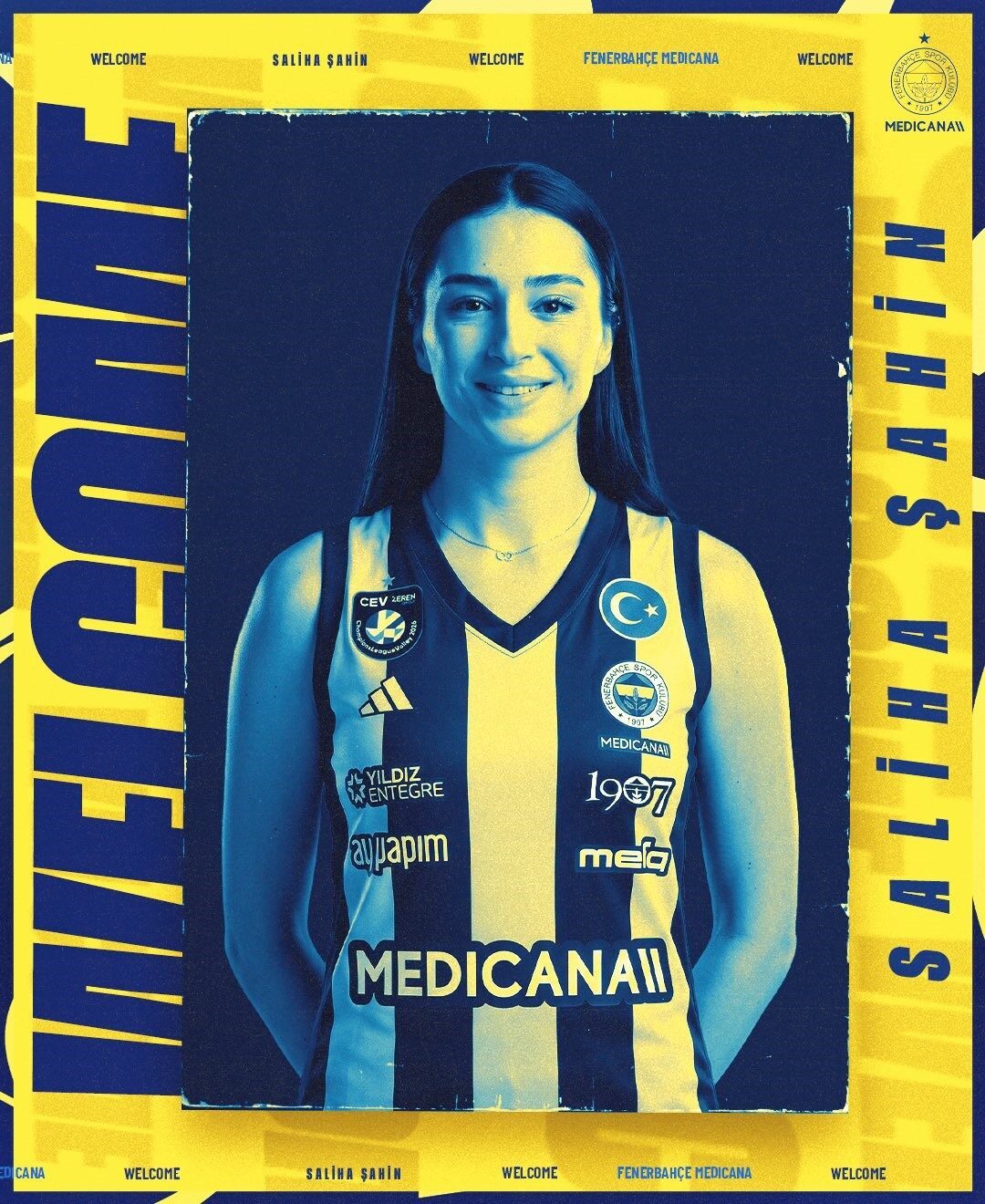 Fenerbahçe Kadın Voleybol Takımı, milli voleybolcu Saliha Şahin’i kadrosuna kattığını